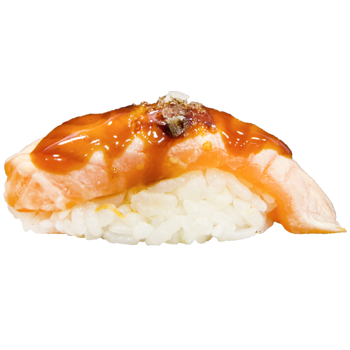 Nigiri salmó flamejat