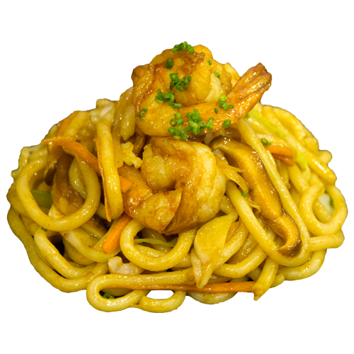 Yakiudon amb llagostí